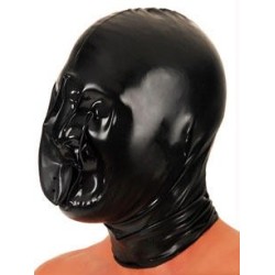 Rebreather Hood - Atemkontrollmaske aus Latex